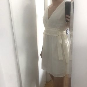 White Airy Sundress with Bows